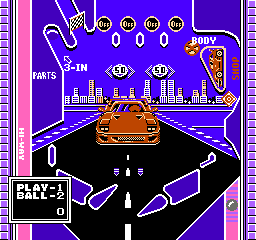 Super Pinball (Japan) In game screenshot